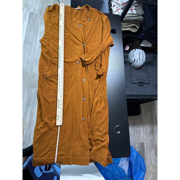 Free People Intimately Until Now Cardigan Boho Chic Maxi Length Sz XS Oversized - Picture 15 of 15